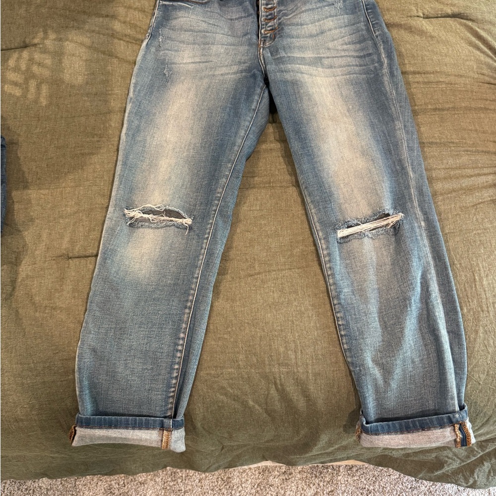 Kancan Distressed Blue Jeans
